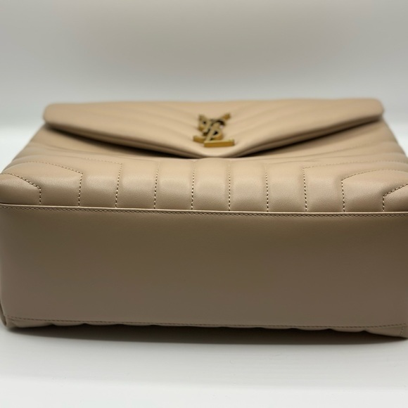 NWT and 100% AUTHENTIC SAINT LAURENT LOULOU MEDIUM BAG IN QUILTED LEATHER - Picture 12 of 13